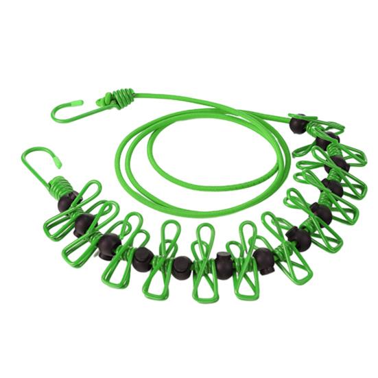 Clothesline Strong Clothespin Thickened Good Load-Bearing Windproof Outdoor Clothesline with Positioning Buckle Camping Supplies