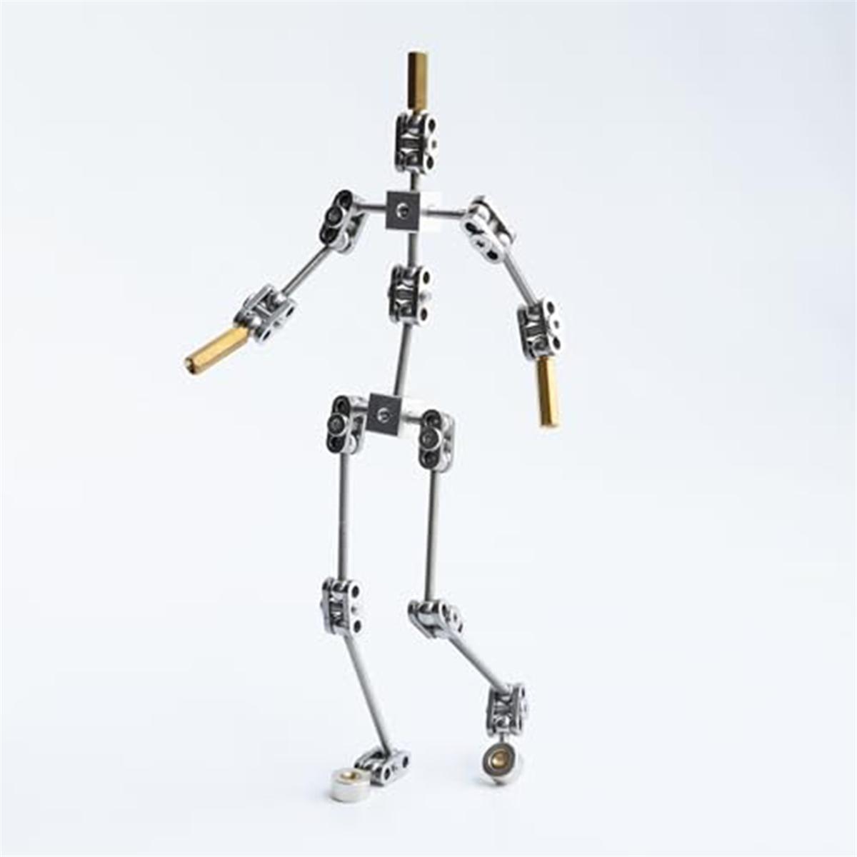 A06RP Armature Kit - DIY Metal Puppet Figure Skeleton, Easy to Assemble, Animated Character Design, for Stop Motion Animation NONE