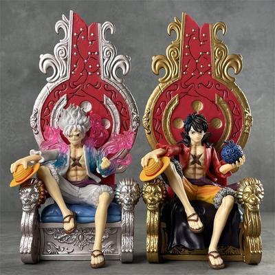 Bandai One Piece GK Warhead Wh Five Kings Sitting Posture Luffy Throne Luffy Animation Handmade Ornaments