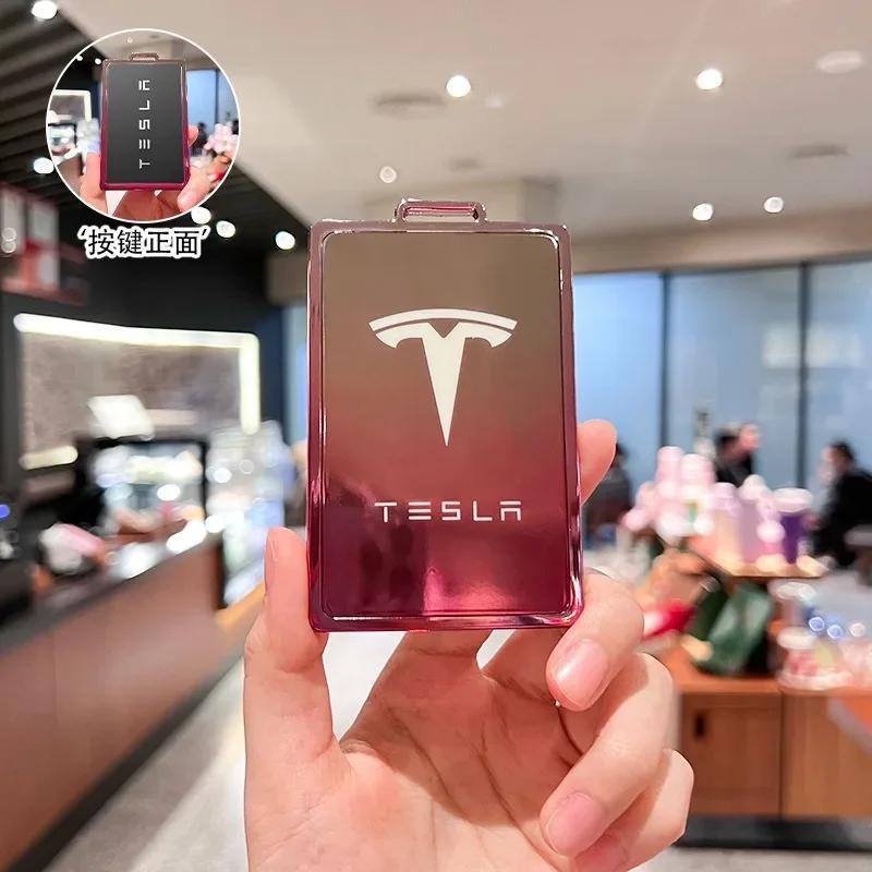 

Автомобильная наклейка 2025 Новый Tesla Мягкий ТПУ Чехол-оболочка для ключа автомобиля Для Tesla Model 3 Model S X Y SpaceX 2020 Защитный Держатель Высокое Кач