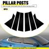 Black Pillar Post For 2019-2024 Kia Forte K3 Sedan Door Trim Cover Accessories