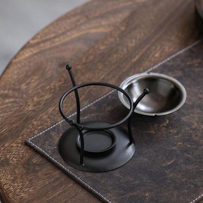 Creative Essential Oil Warmer Portable Retro Metal Incense Burner Candle Holder Polygon Aromatherapy Burner Home Decor