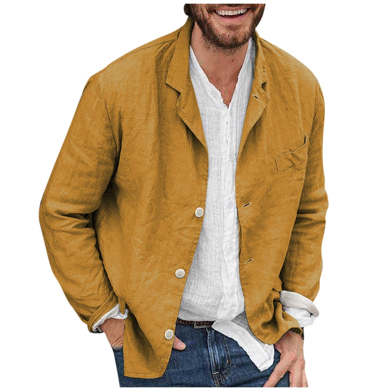 

Мужская повседневная свободная застежка на пуговицах, тканая рубашка с длинными рукавами и лацканами, футболка, блузка, топы One Size