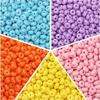 60 pezzi perline di vetro in bottiglia ciondolo pittura a olio abaco perline ceche perline distanziatrici per gioielli accessori per la creazione