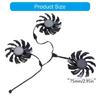 GPU Fan Efficient Cooling Fan with 4Pin Connection For RTX3050 3060 3060TI Quiet Effective Heat Dissipation PLD08010S12HH 