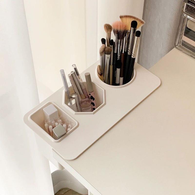 Stylish Multi-Functional Desk and Wall Pen & Makeup Brush Holder