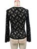 Women's V-neck Lace T-shirt Scalloped Collar Single-layer Solid Color Long-sleeved Slim Versatile Fashion Top