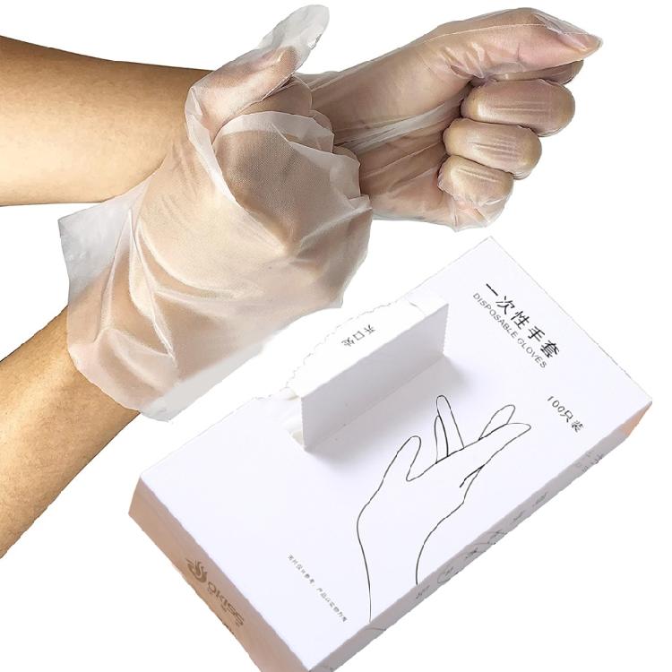 100 Pcs Protective Plastic Gloves Epoxy Resin Disposable Protective Gloves 1