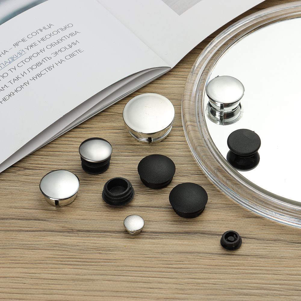 10 ks Nerezová okrúhla trubica Koncovka Rúrky Zátka na nohu nábytku Zaslepovacia koncovka Zátka Pre Domácnosť Denný nástroj Príslušenstvo k nábytku