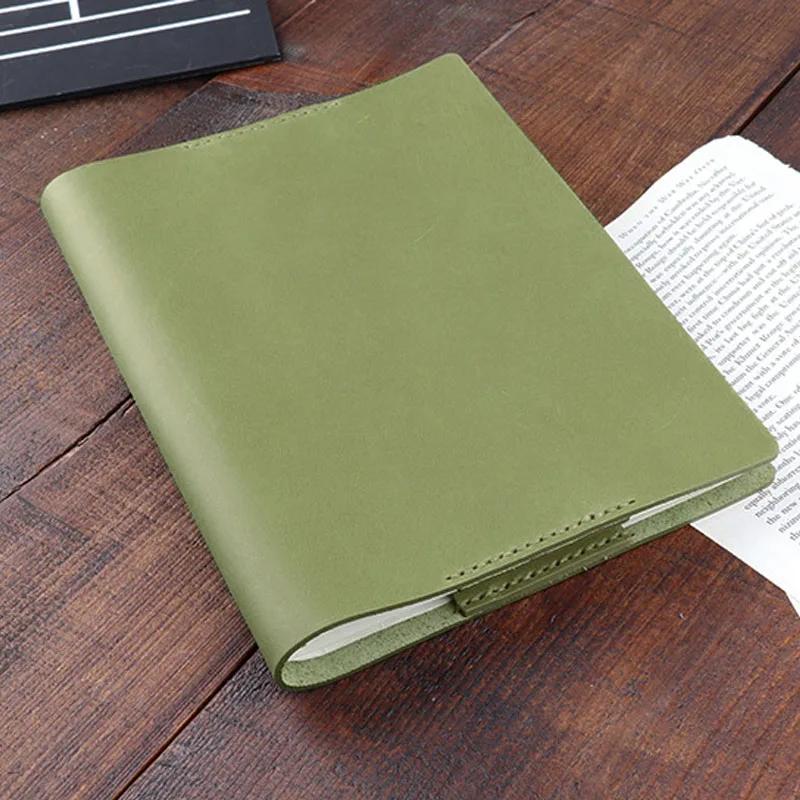 Fromthenon Genuine Leather Cover for Ho-Bo A5 A6 Notebook Cover Planner Vintage Retro Diary Stationery Office & School Supplies