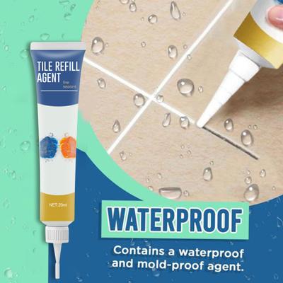 Tile Refill Agent Effective Waterproof 20ml Useful Ceramic Tile Grouting Repair Agent