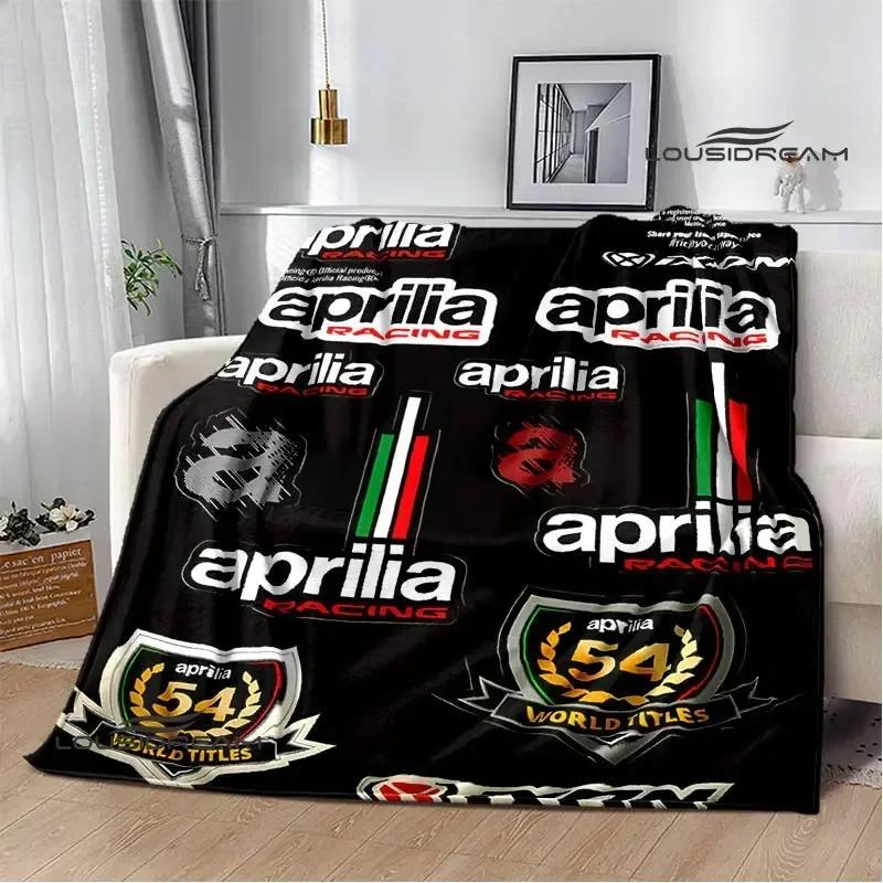 Aprilia Motorcycle Logo Printed Blankets Fashion Warm Blanket Soft And Comfortable Blanket Home Travel Blankets Birthday Gift