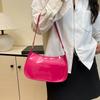 Women's Patent Leather Handbag Versatile Fashion Shoulder Casual Commuting Bags Girl Brand Designer Zipper Handbag