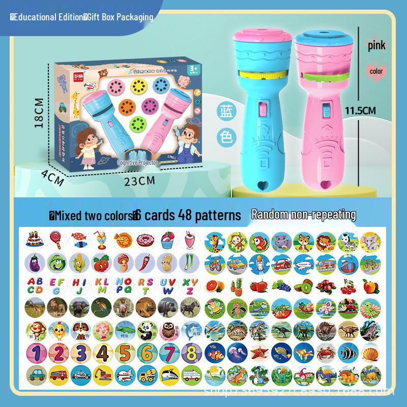 Christmas Luminous Projection Flashlight Toy for Kids