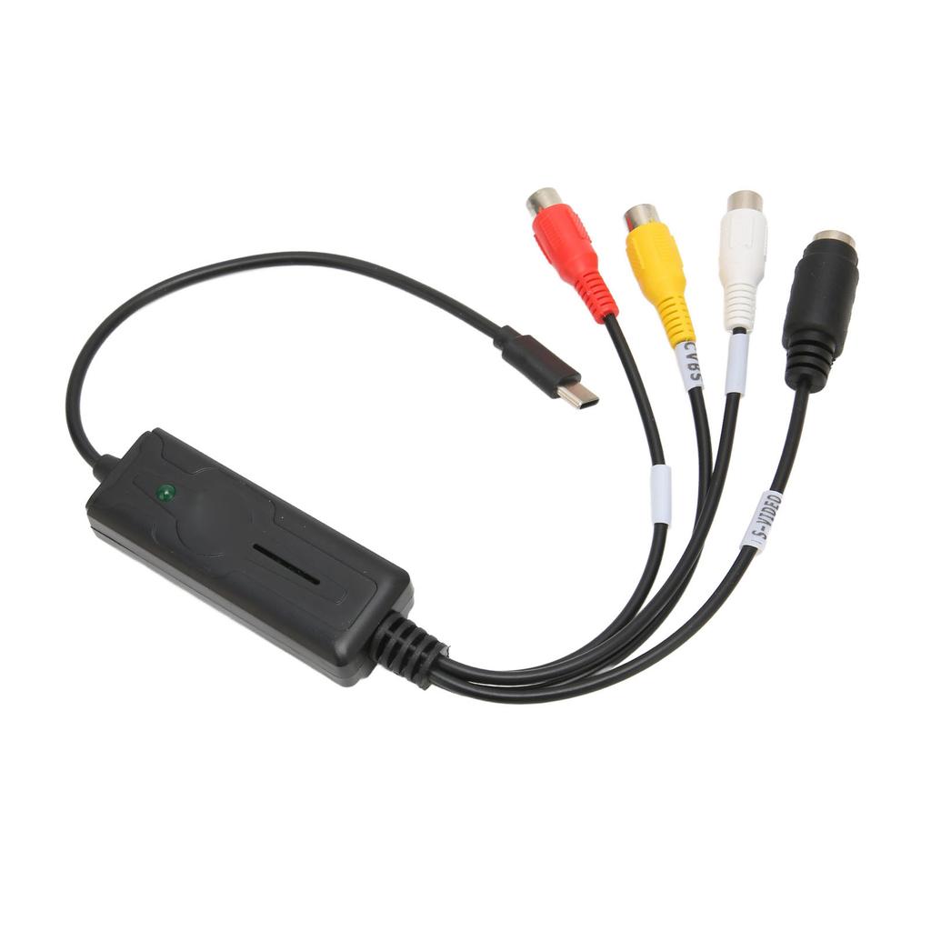 Type C Sound Video Capture Card RCA to USB Converter Adapter for Vista XP for OS X for Windows 10 8.1 8 7