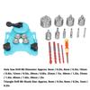 16Pcs   Drill Bit Hole Saw 650mm Cutter Drilling Tool Set Kit for Tile Wood