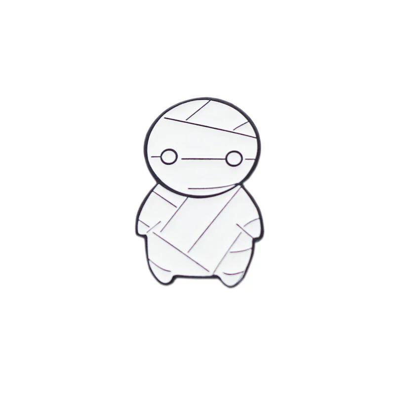 Cute Duck Anime Enamel Pins Funny Book Coffee Metal Brooches Collect Lapel Badges Men Women Fashion Backpack Decoration Gift C4G