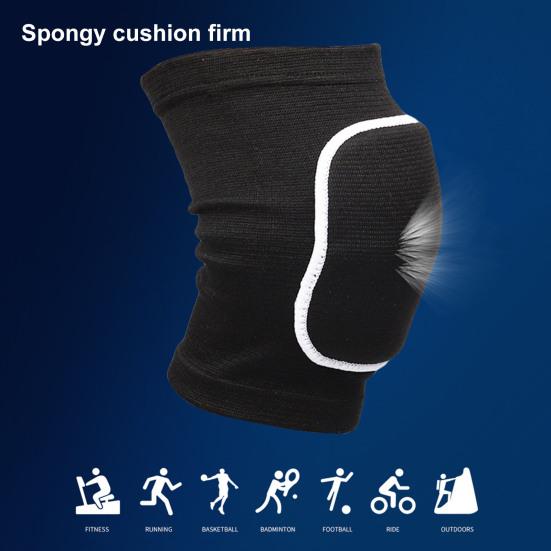 1 Pair Breathable Knee Pads Shock Absorption Extra Soft Ultra-thick Elbow Wraps Joints Support Sports Supplies