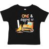 Inktastic One And Digging It Bulldozer 1st Birthday Baby T-Shirt Birthdays First