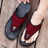 2020 new men's fly-woven breathable sandals slippers flip-flops 2025 straight hair