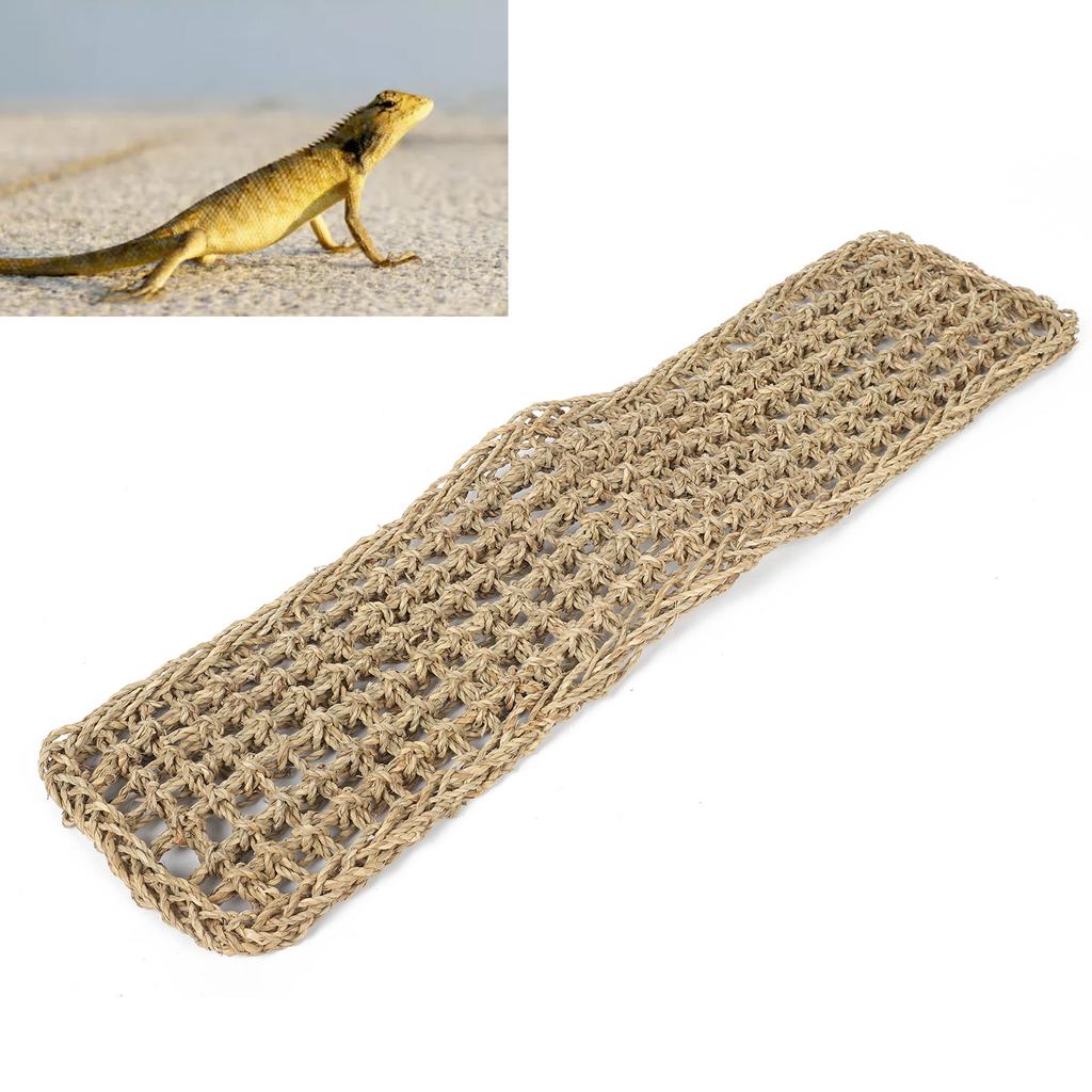Reptiles Pet Hammock Washable Lizard Pad Playing Resting with Suction Cup for Glass Tank