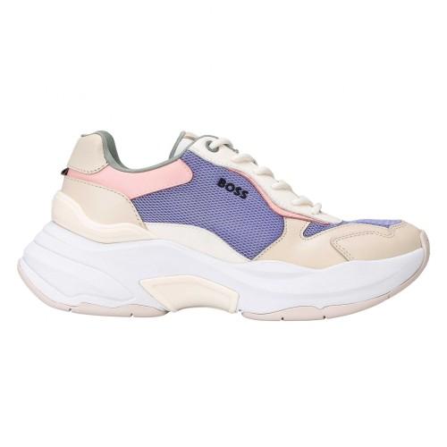Boss Womens/Ladies Noa Leather Running Trainers