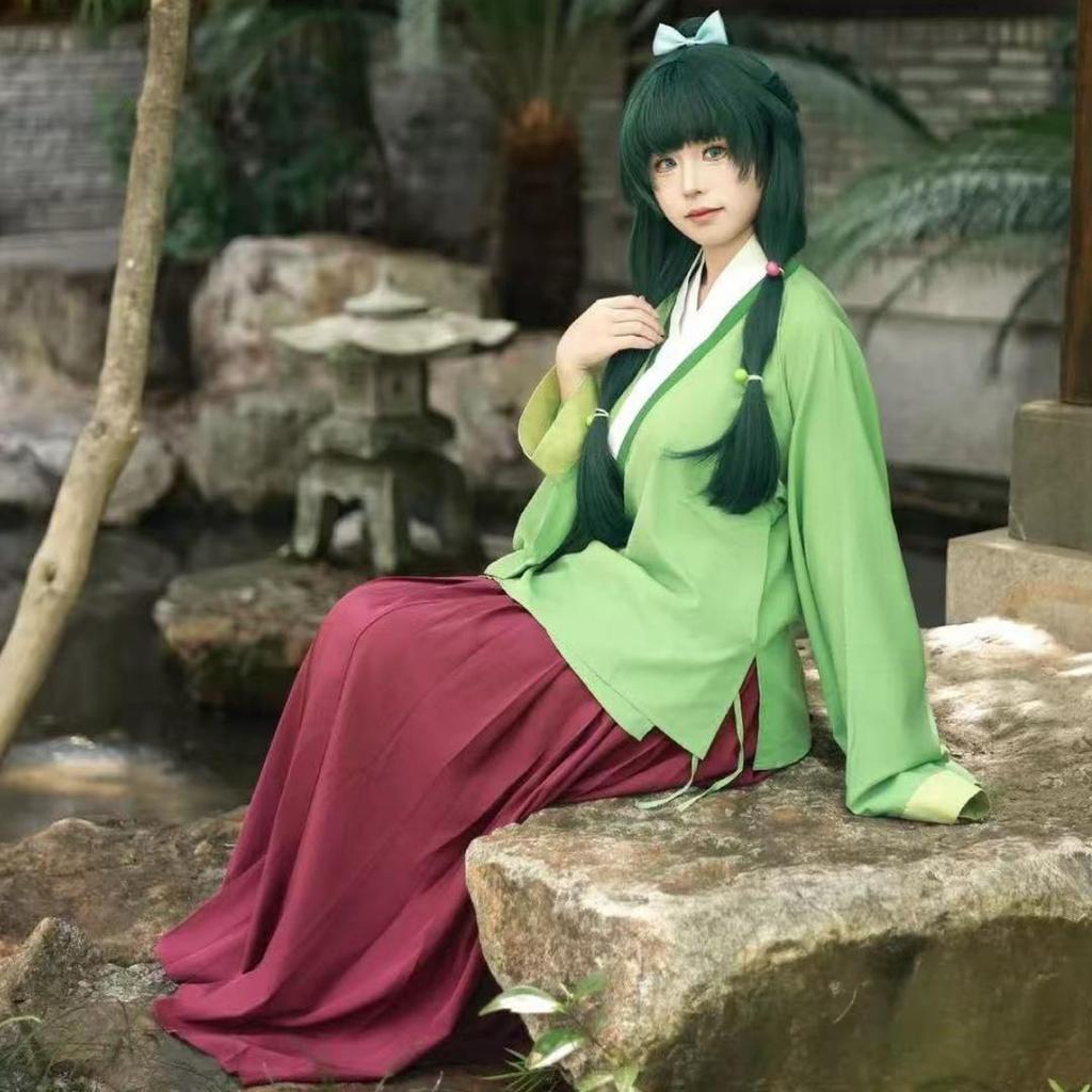 Maomao Cosplay Kostüm Anime Apothecary Diaries Outfits Mao Mao Kimono Halloween Karneval Party Für Frauen