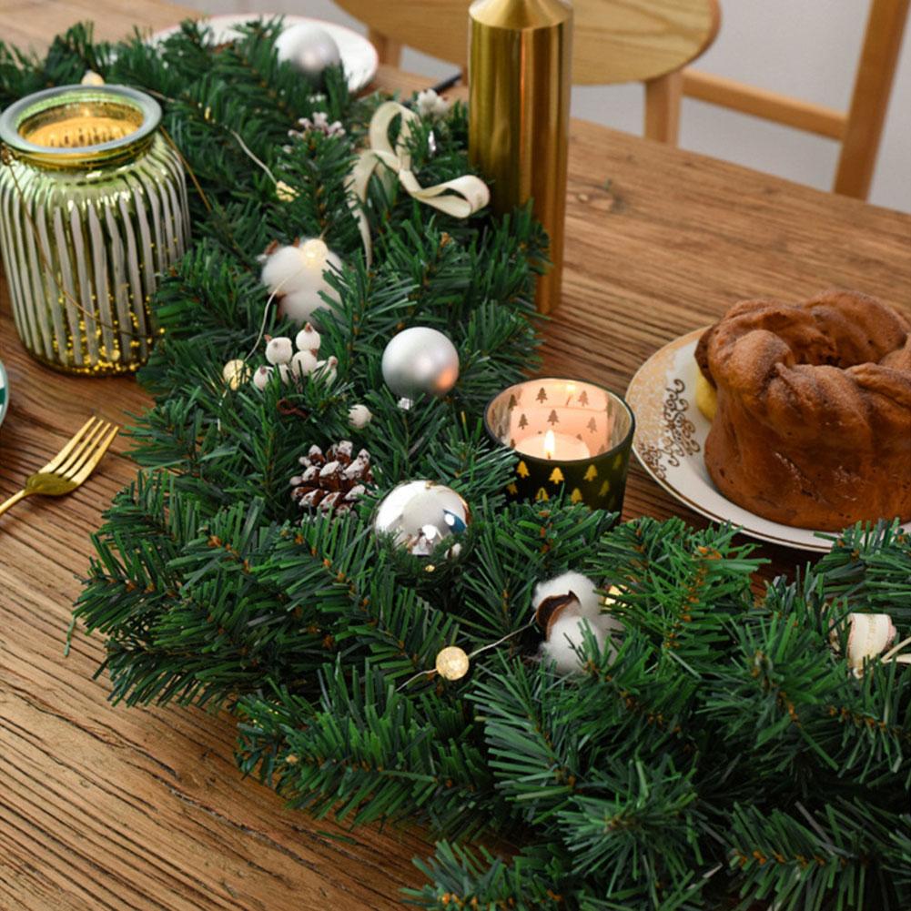Artificial Flower Panels Bow Plastic Rattan Christmas Wreath Rattan Decoration Christmas Crafts Supplies Christmas Decorations