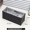 1:30 Scale Shipping Container Business Card Organizer Desk Stationery Storage Box Office Decor Pen Holder Creative Gift Ornament