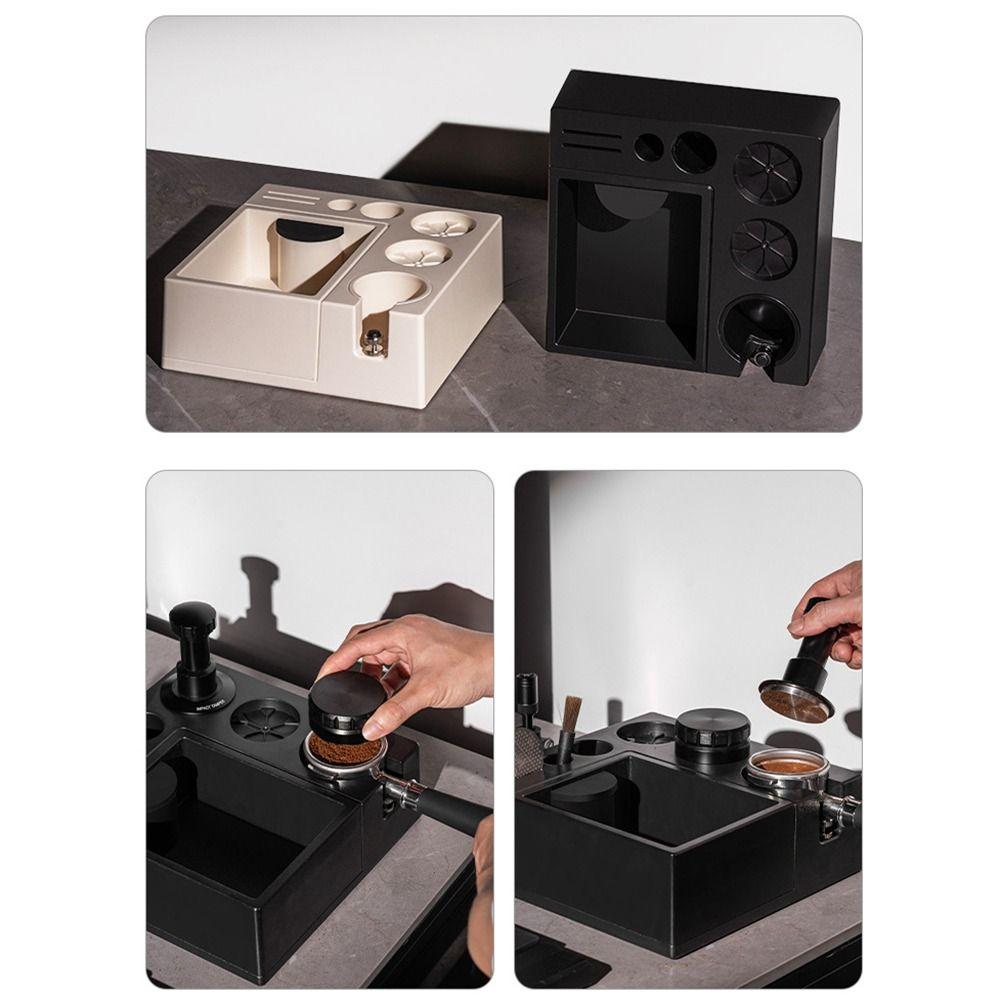Slip Resistant Base Espresso Tamping Holder Station Adjustable Barista Coffee Organizer  Bar Shop