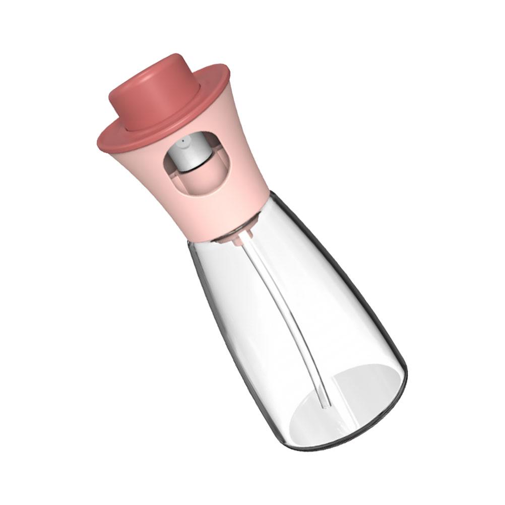 1pc Olive Sprayer Bottle Exquisite Design Visible Glass Fine Oil Control For Cooking Kitchen Storage Bottle Practical Oil