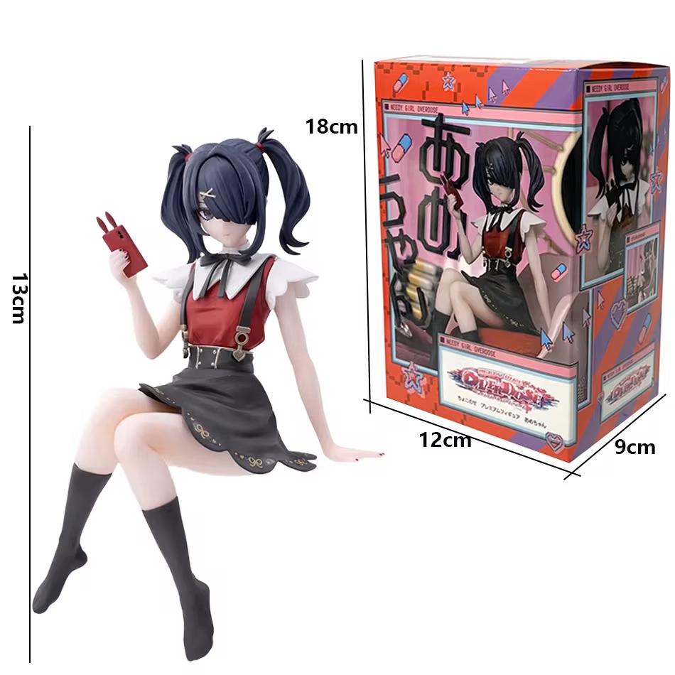 NEEDY STREAMER OVERLOAD OMGkawaiiAngel chan Anime Girl Figure Ame-chan Action Figure Super Ten-Chan Figures Model Doll Toys Gift