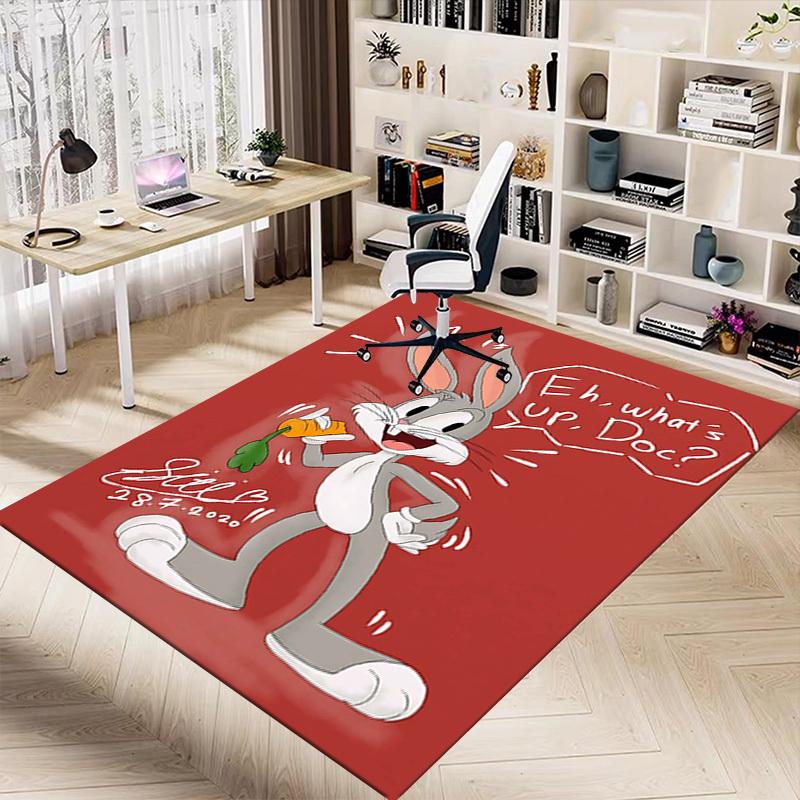 1pc Eh, what's up, Doc? Carpet Office Rug Mat Home Decor Area Carpet Festival Gift Office desk chair carpet Longlasting Material1107L