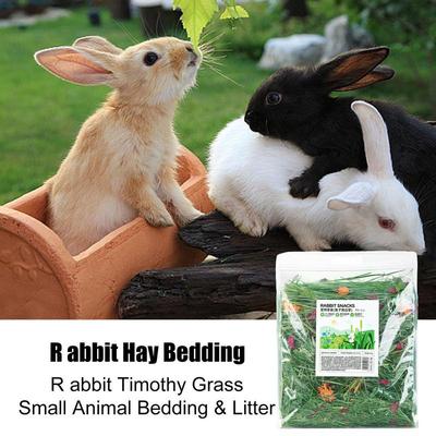 Kaninchenfutter Heu Sicher Natürliches Gras Heu Einstreu für Hamster Gesundes Tierfutter Verbessert die Verdauung Für Kleintiere Rennmäuse
