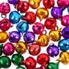 100Pcs Jingle Bells Iron Accessories 10Mm Colorful Xmas Tree Pendant Festival Party Decoration DIY Craft Beads