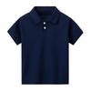 Kids' Striped Multicolor Polo Shirt - Boys' Gentleman Casual or Girls' Solid Short Sleeve Tee