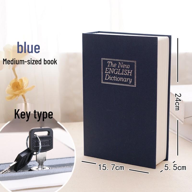 Large Combination Lock Book Safe Piggy Bank for Kids – Cute Birthday Gift for Paper Money and Coins