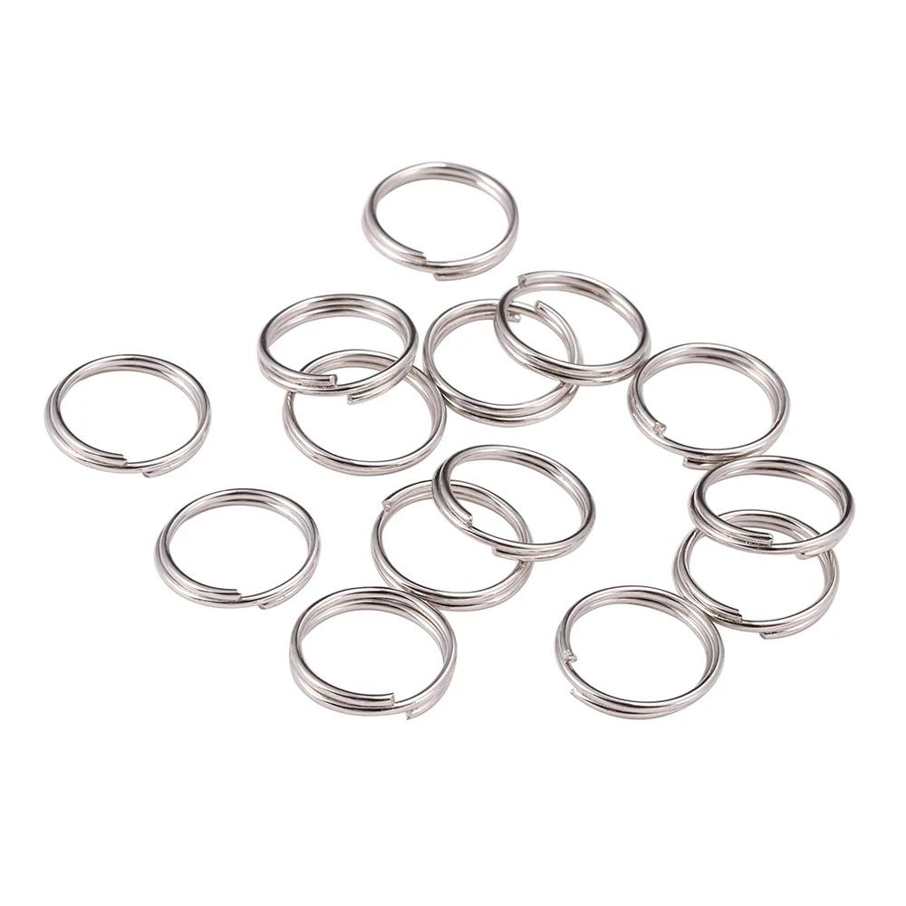 120pcs/lot 4 6 8 10 12 Mm Open Jump Rings Double Loops Split Rings Connectors For Jewelry Making Supplies DiY