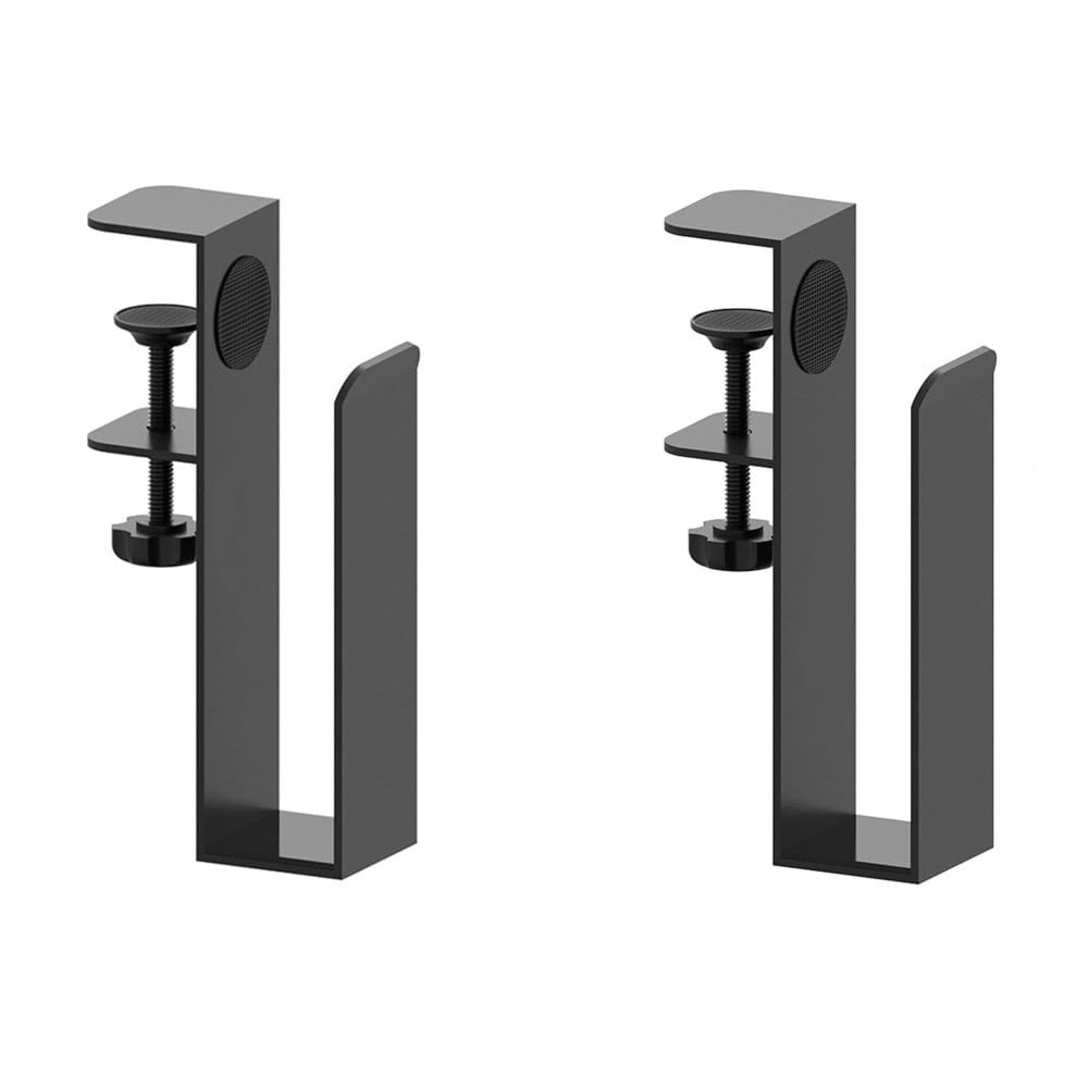 

GYWHOOFT Desk Side Adjustable Laptop Stand and Headphone Stand for Deskside Suitable for and Earphones 2-Piece Rack, Storage, Laptops, Tablets,