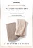 Women's 100% Pure Cashmere Knit Scarf - Solid Color, Fashionable and Warm