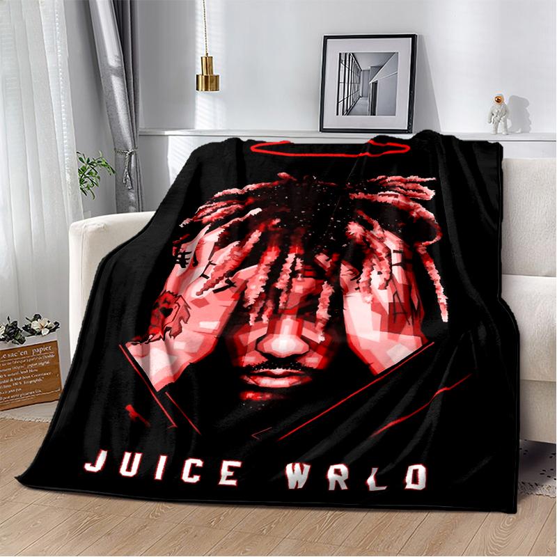 3D Print Juice WRLD 999 Legend Rapper Album Blanket,Soft Throw Blanket for Home Bedroom Bed Sofa Travel Picnic Cover Kid Gift