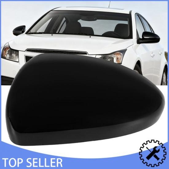 For Chevrolet Cruze 2009~2016 Left Side Mirror Cover Cap Replacement Gloss Black
