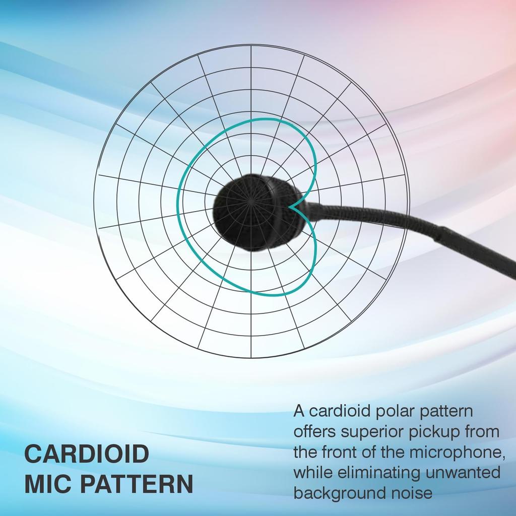 Superlux Gooseneck Dynamic Microphone, 60cm Type, Black, PRA618L