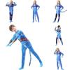 Avatar 2 Halloween Cosplay Bodysuit For Adults And Kids In Soft Milk Silk Fabric