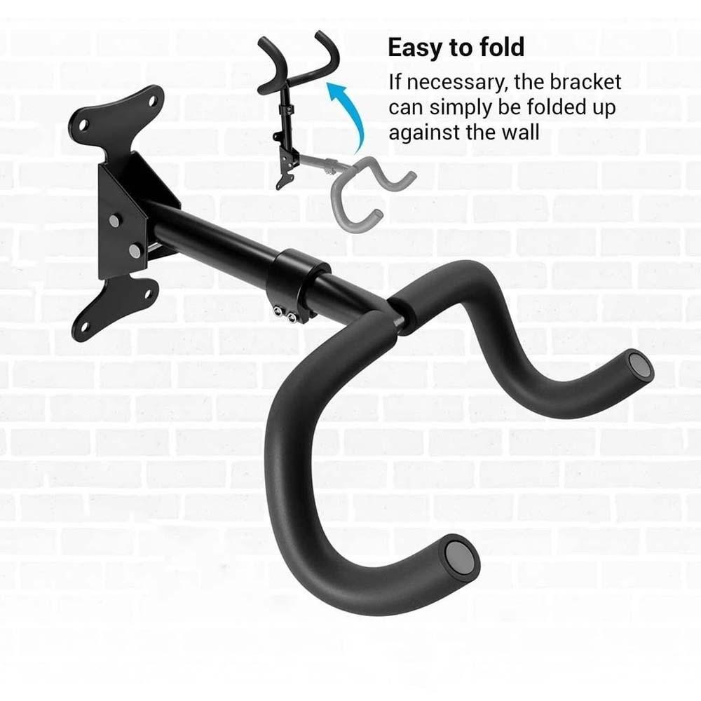 Scalable Beam Bicycle Frame Foldable Design Mounted Bike Rack Stretchable Bike Holder Space Saving