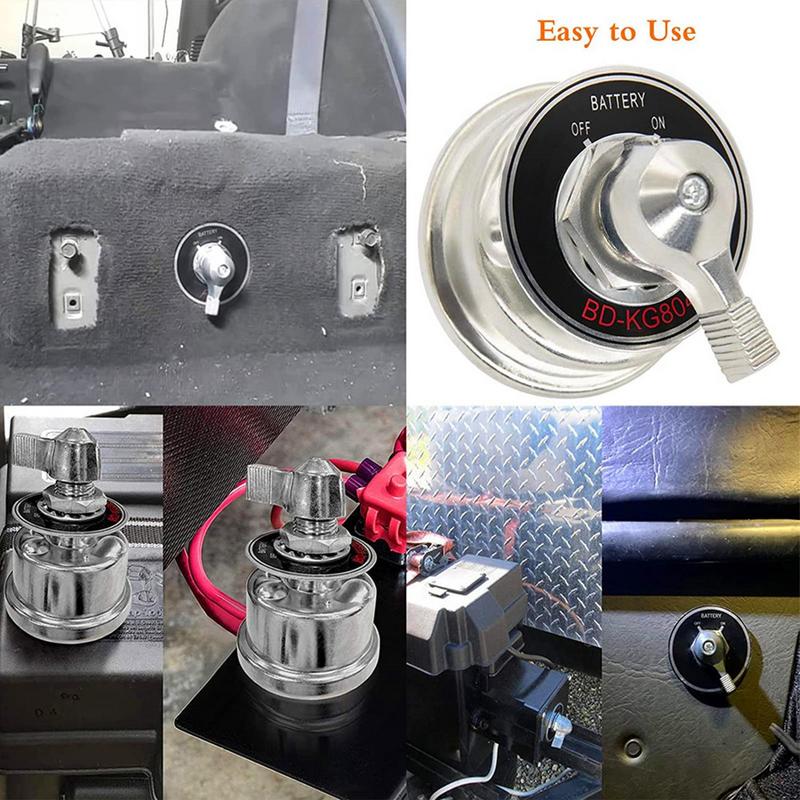 Battery Isolator On-Off For Car Powerful 300A Battery Isolator On-Off Vehicles Battery Cut Off On-Off Portable Battery Isolator
