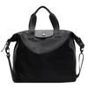  Large Capacity Urban Style Women's Tote Bag for Gym, Travel, and Daily Use with Zipper Closure and Multi-Compartments