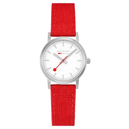 

Mondaine Classic Women s Analog Quartz Watch with Nylon Strap, A658.30323.17SBC
