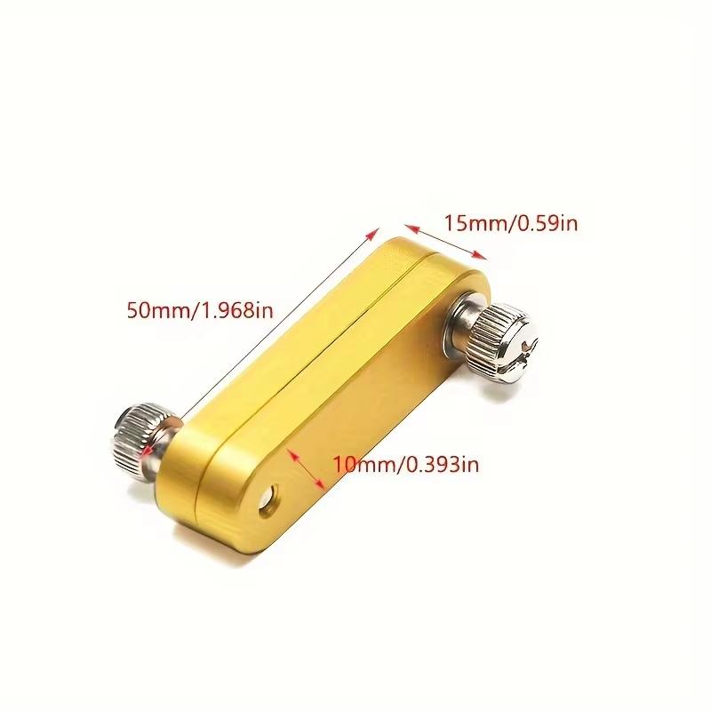 Steel Ruler Positioning Block Stop Carpentry Scriber Line Marking Gauge For Ruler Woodworking Scriber Measuring Tool