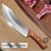 7 Inch Chef Knife Stainless Steel Knife Vegetable Meat Cleaver Slicing Knife Sharp Kitchen Knife Comfortable Handle